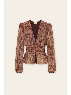 Floral Printed Blouson Blouse